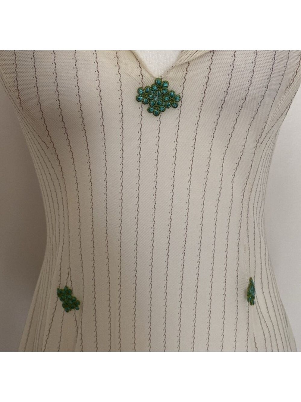Vintage 90’s Intimissi sheer pin stripe cami - Picture 7 of 11